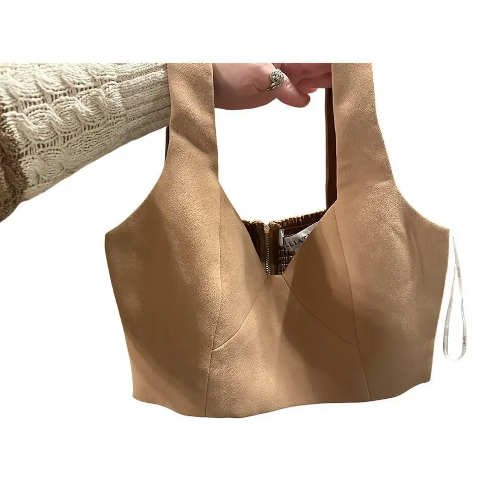Elliatt Della Two Piece Set - Top & Shorts - Nude Size S MSRP $369 - Picture 3 of 4
